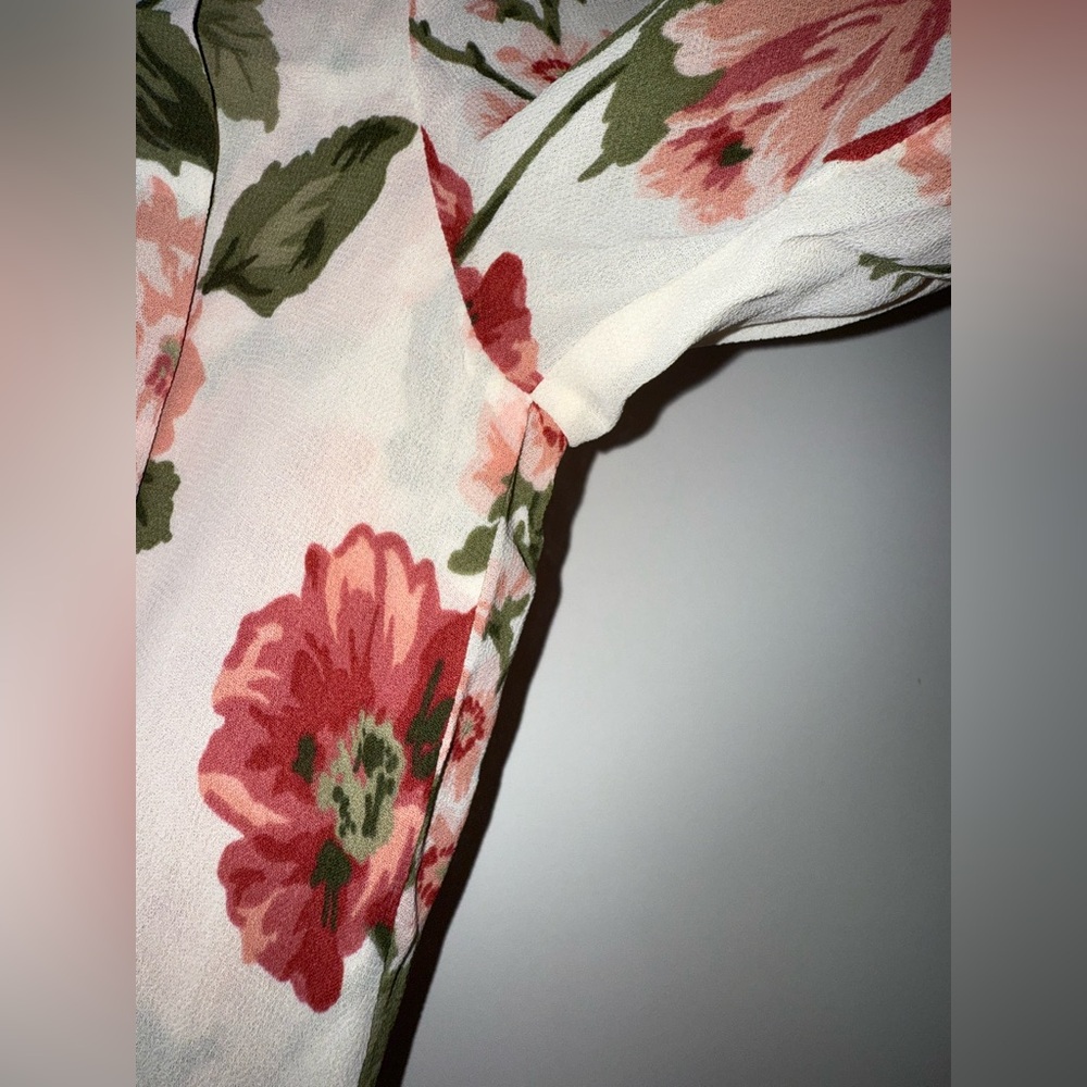 Reformation Pink Floral Midi Dress - Picture 7 of 10